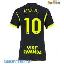Camisa de time de futebol Atletico Madrid Alex Baena #10 Replicas 2º Equipamento Feminina 2026-27 Manga Curta